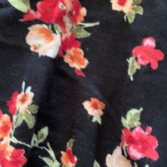 This black flower top is from Charlotte Russe - Picture 2 of 3